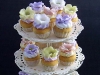 Spring flowers cupcakes tower