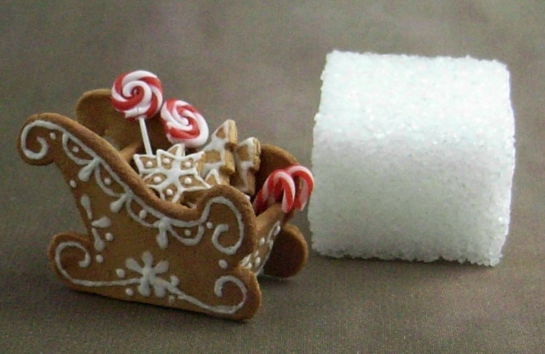 Gingerbread sleigh