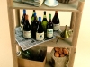 Cellar rack with wine