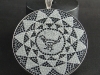 Sterling silver pendant with micromosaic