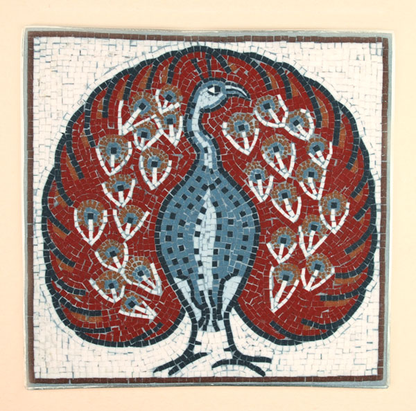 Peacock mosaic