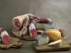 Cheese and salami boards